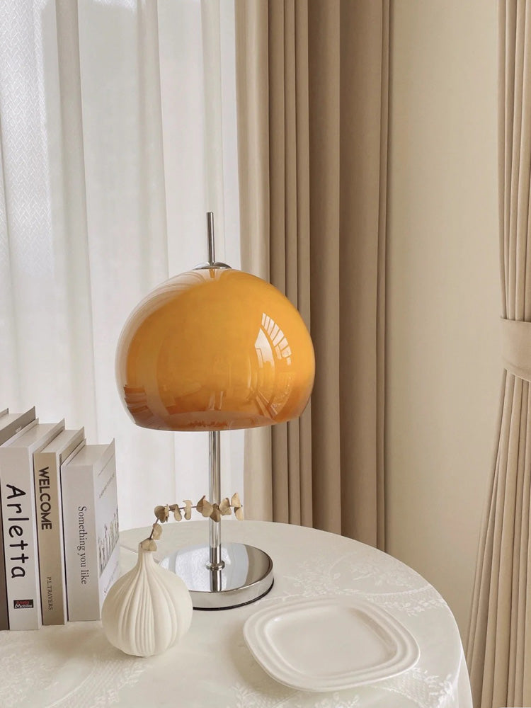 Modern Mushroom Bauhaus Table Lamp - Minimalist Nordic Style Bedside Lighting for Living Room, Bedroom & Office Decor