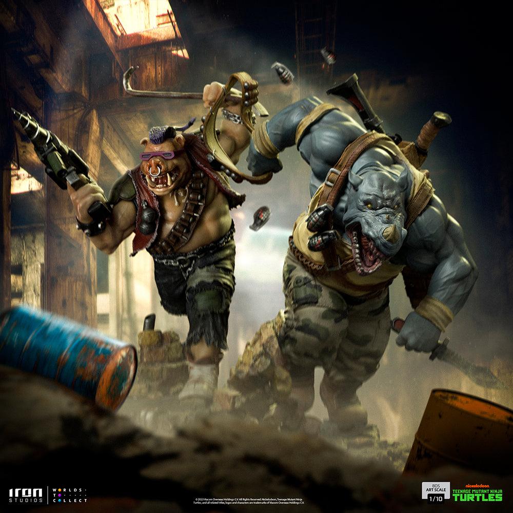 Iron Studios TMNT Bebop BDS Art Scale 1/10 Statue - Teenage Mutant Ninja Turtles Collectible for Display & Home Decor