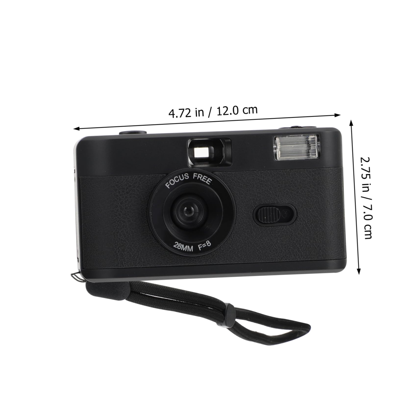 DOITOOL Reusable Vintage Retro Film Camera with Built-in Flash - Perfect for Travel, Parties & Everyday Photography