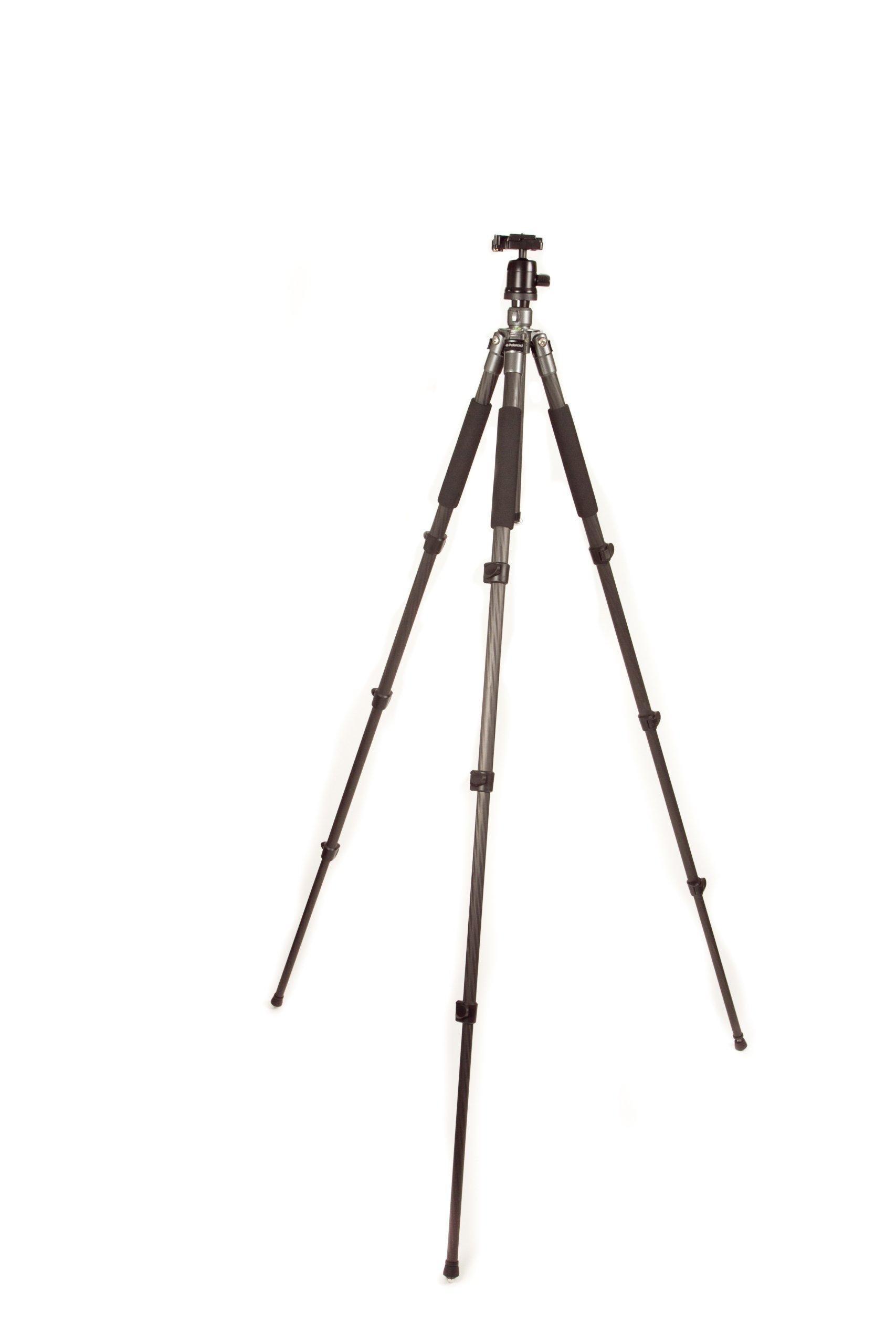 **Polaroid 165cm Carbon Fiber Tripod with Removable Ball Head & Quick Release Plate - Lightweight & Stable for Travel, Photography, Vlogging & Outdoor Adventures**