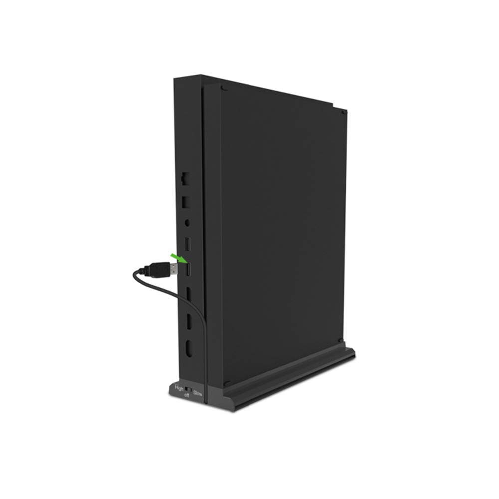 OSTENT 3 Cooling Fans with USB Ports - Vertical Stand for Xbox One X Console - Prevent Overheating for Extended Gaming Sessions