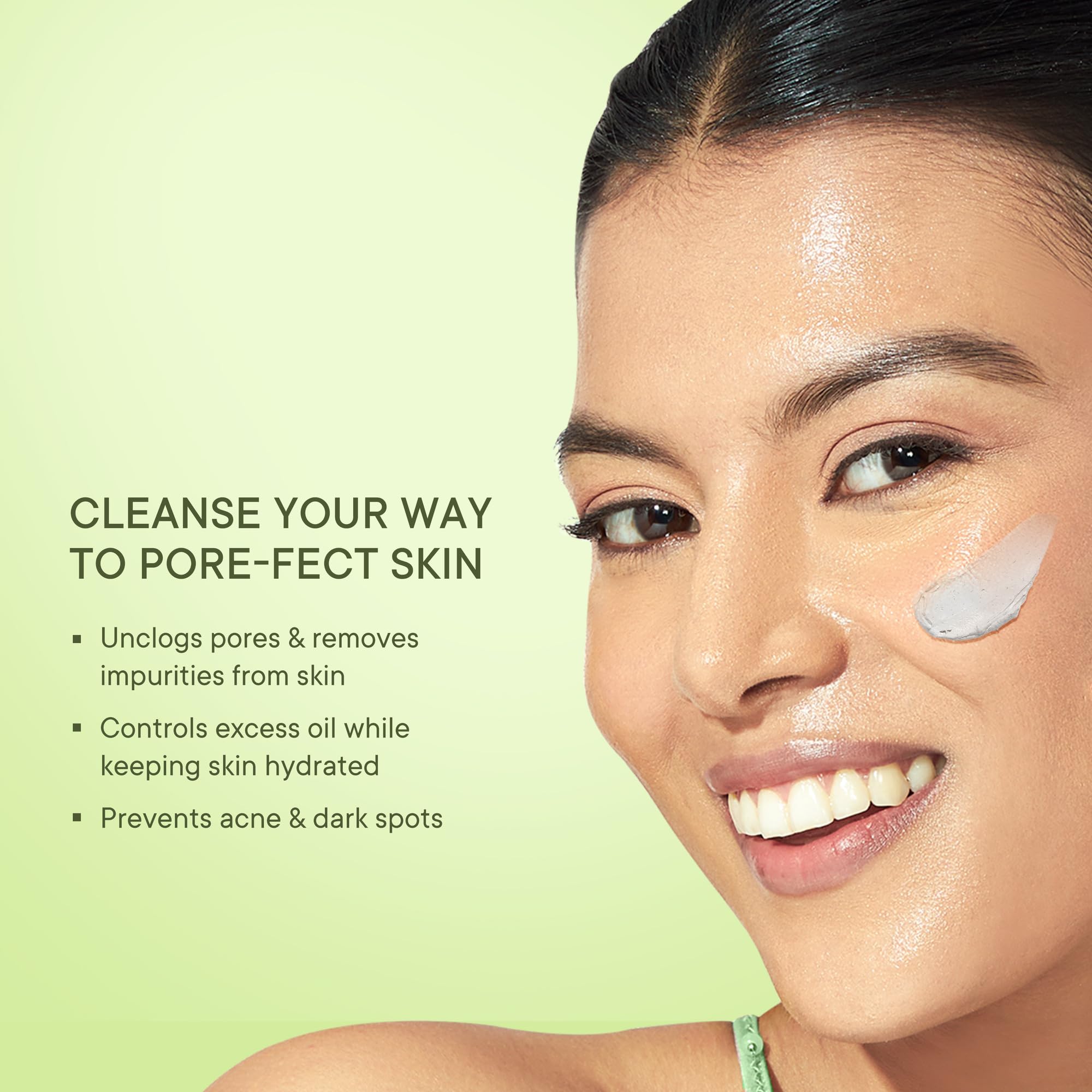 Quench Pore Clearing Exfoliating Face Wash - Korean Skincare for Deep Cleansing & Exfoliation | 100ml | Made in Korea | Perfect for Oily & Acne-Prone Skin Daily Routine