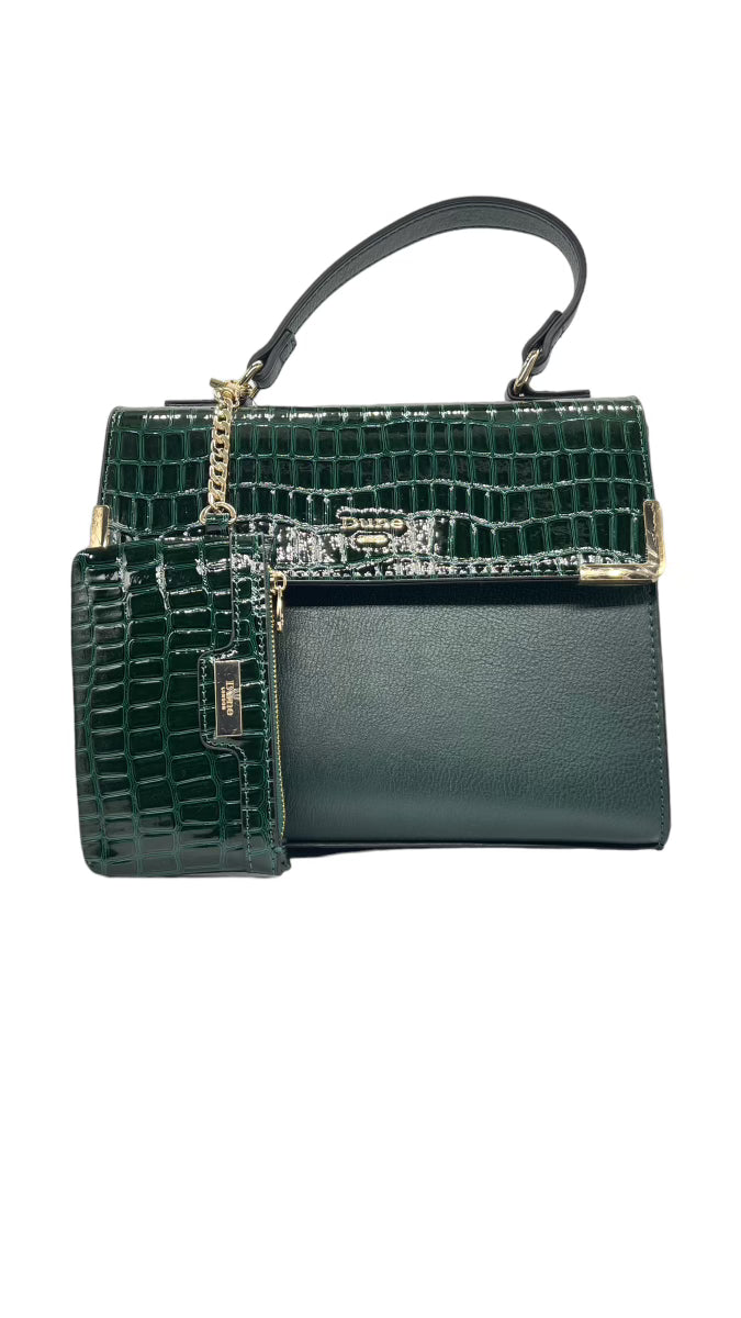 Dune London Croc Effect Handbag for Women - Stylish & Durable Leather Shoulder Bag - Perfect for Work, Travel & Evening Out