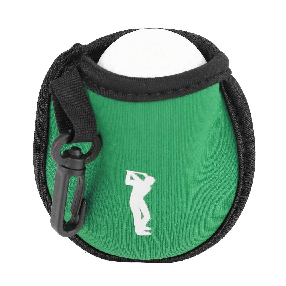 VGEBY1 Golf Ball Pocket - Durable 1-Piece Golf Ball Pouch with Secure Clip for Outdoor Training & Practice | Perfect for Golfers, Driving Range & Course Play