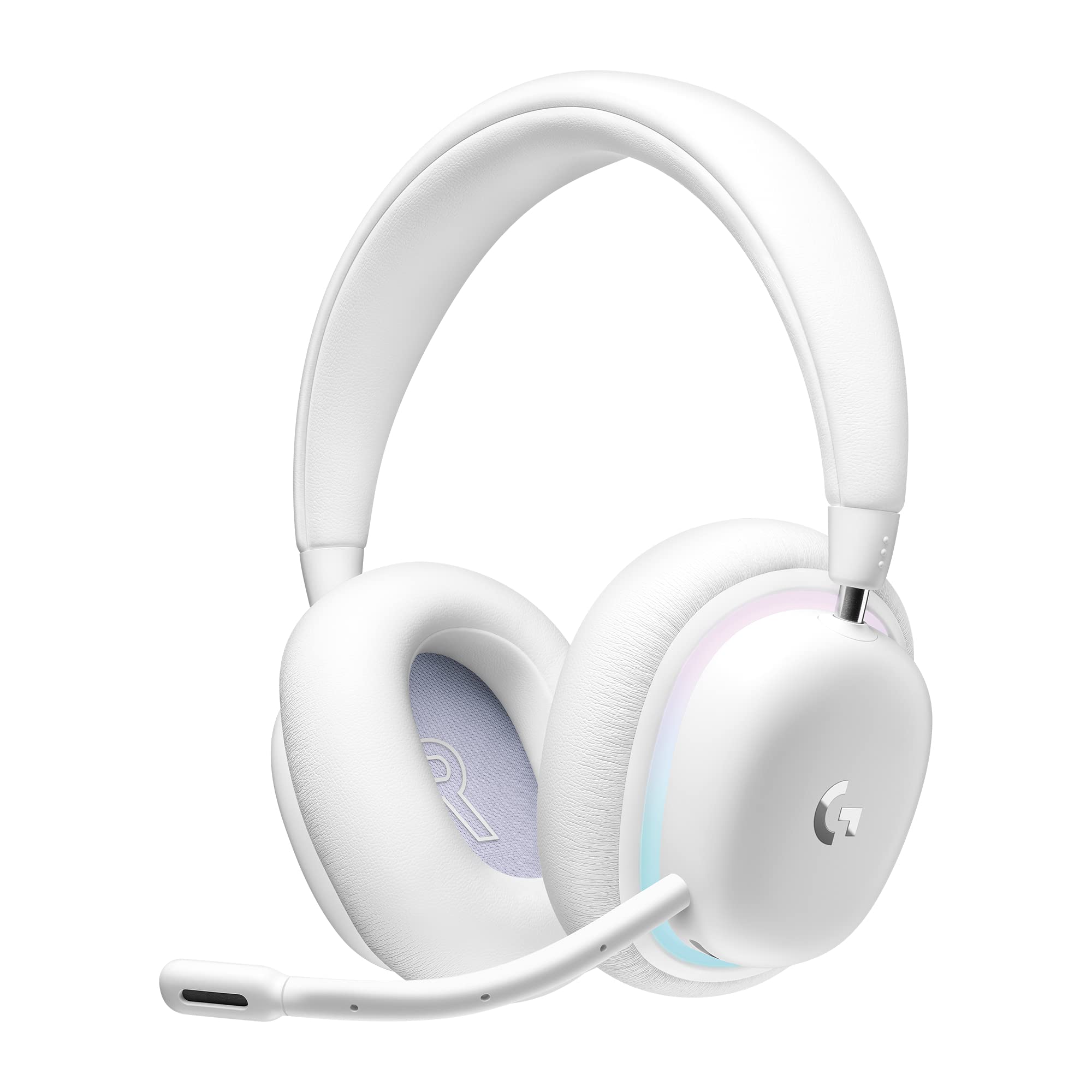 Logitech G735 Wireless Gaming Headset with Customizable LIGHTSYNC RGB & G713 Wired Mechanical Gaming Keyboard - White Mist Combo for PC, PS5, Xbox Series X - Perfect for Streaming & Competitive Gaming