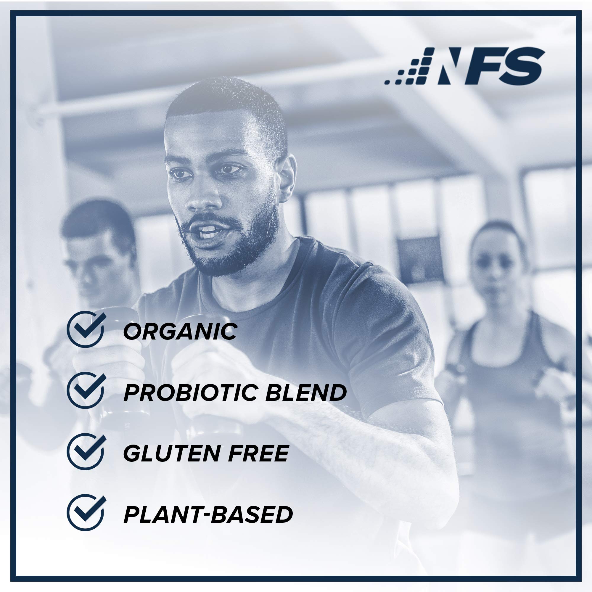 NF Sports All-Natural Plant-Based Protein Powder - Chocolate Maca Flavor | Organic, Gluten Free, Vegan Protein Supplement | 28 Servings | Perfect for Post-Workout Recovery & Healthy Smoothies