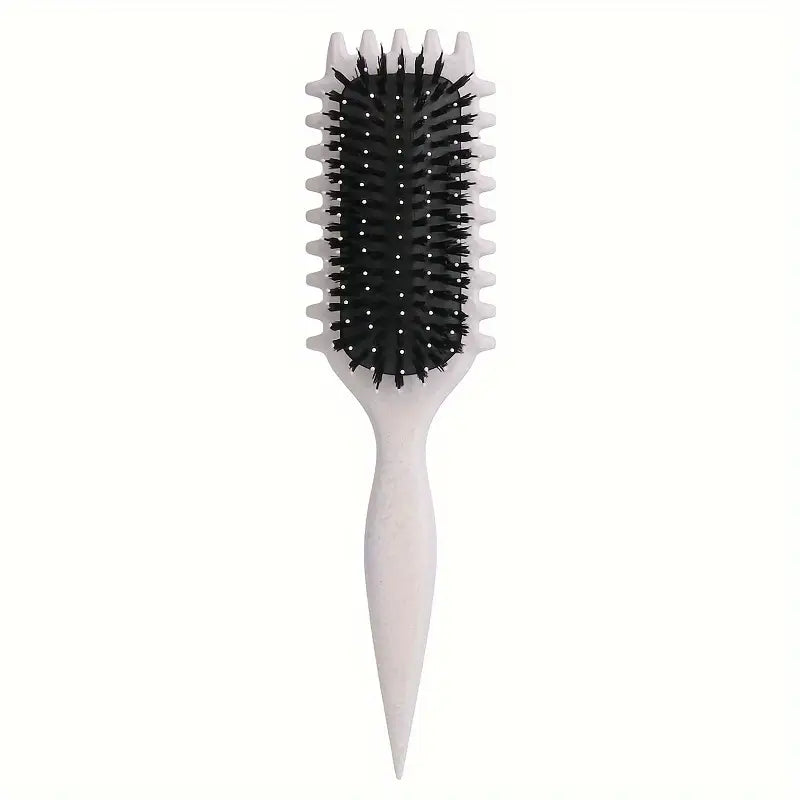 Gildie Curly Girl Hair Brush - Detangling Brush for Curly Hair, No Pull No Breakage, Wide Tooth Comb for Natural Curls - Perfect for Daily Hair Care & Styling at Home or Salon