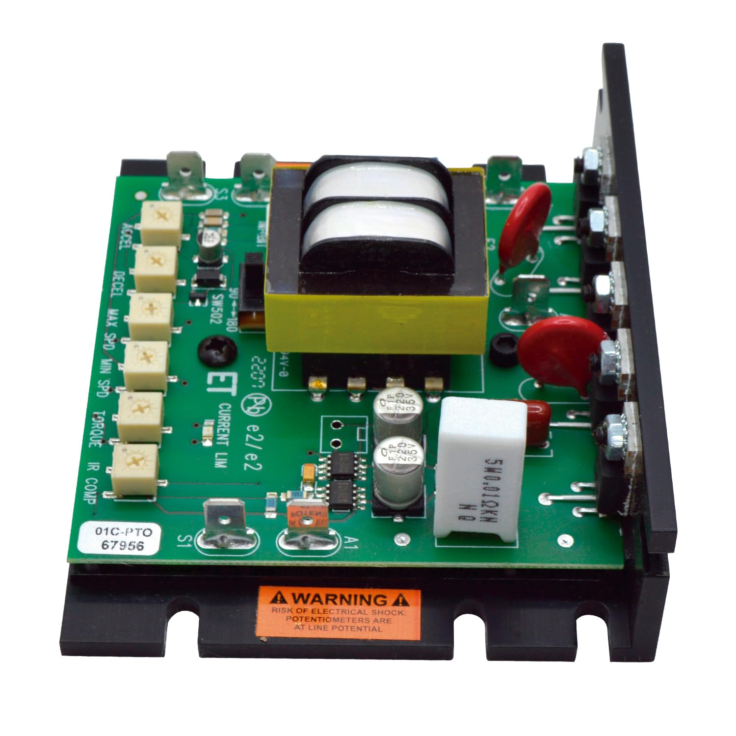 LGC400-10 - American Control Electronics 10 Amp AC-DC 1Q SCR Motor Speed Controller, 2 HP, 115/230V Single Phase, Chassis Mount - Perfect for Industrial Machinery, HVAC Systems, and Conveyor Belt Applications