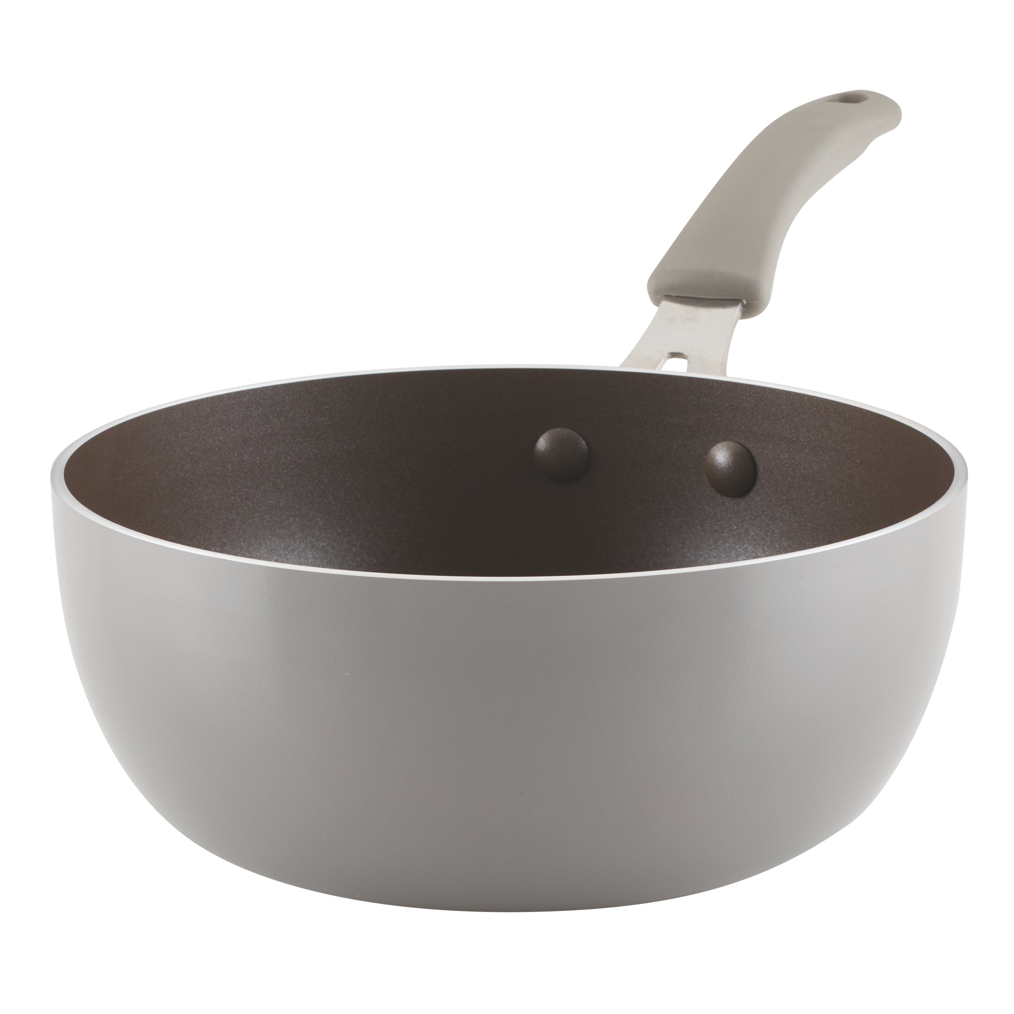 Cook & Create 3 Quart Nonstick Saucier Pan with Lid - Perfect for Sauces, Stews & Melting Cheese - Ideal for Home Chefs & Professional Kitchens