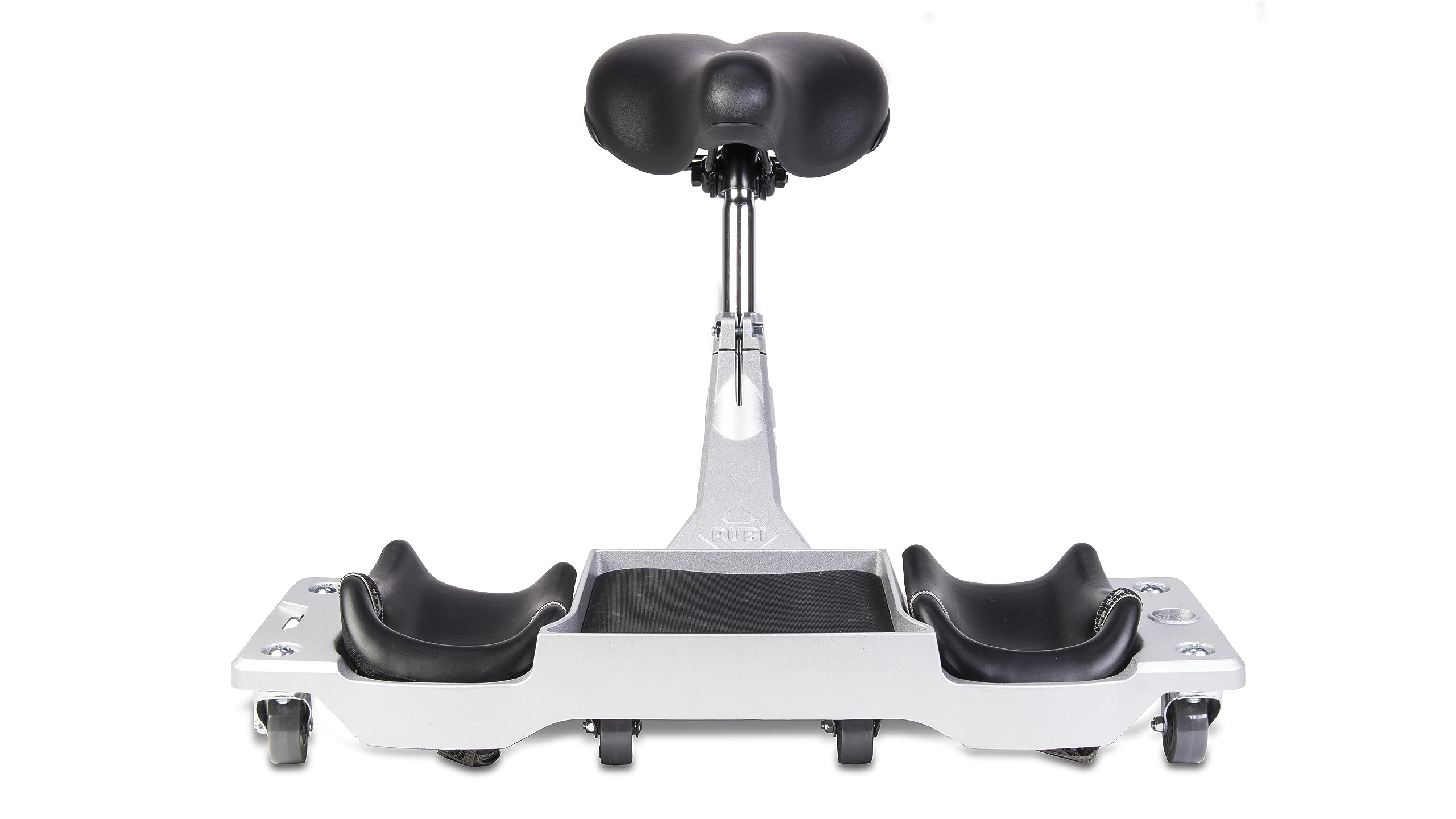 RUBI SR-1 Ergonomic Kneeling Seat - Comfortable Floor Work Stool for Tile Installation, Parquet Laying, Cleaning & Flooring Operations - with Replaceable Knee Pads - Perfect for Construction, Home Renovation & Professional Cleaning