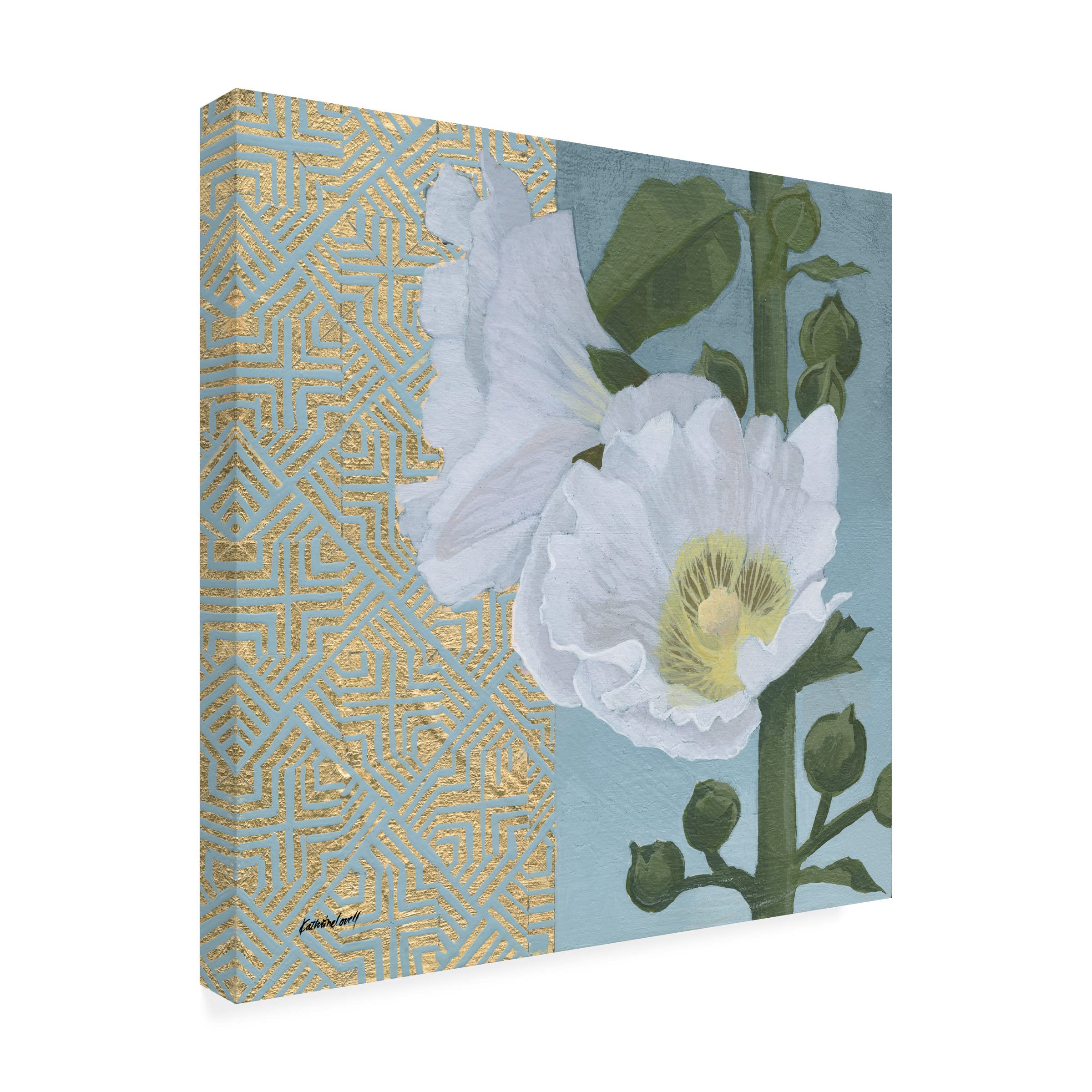 Trademark Fine Art 'Soft Evening III' Canvas Art by Kathrine Lovell - Hand-Painted Landscape Wall Decor for Living Room, Bedroom & Office
