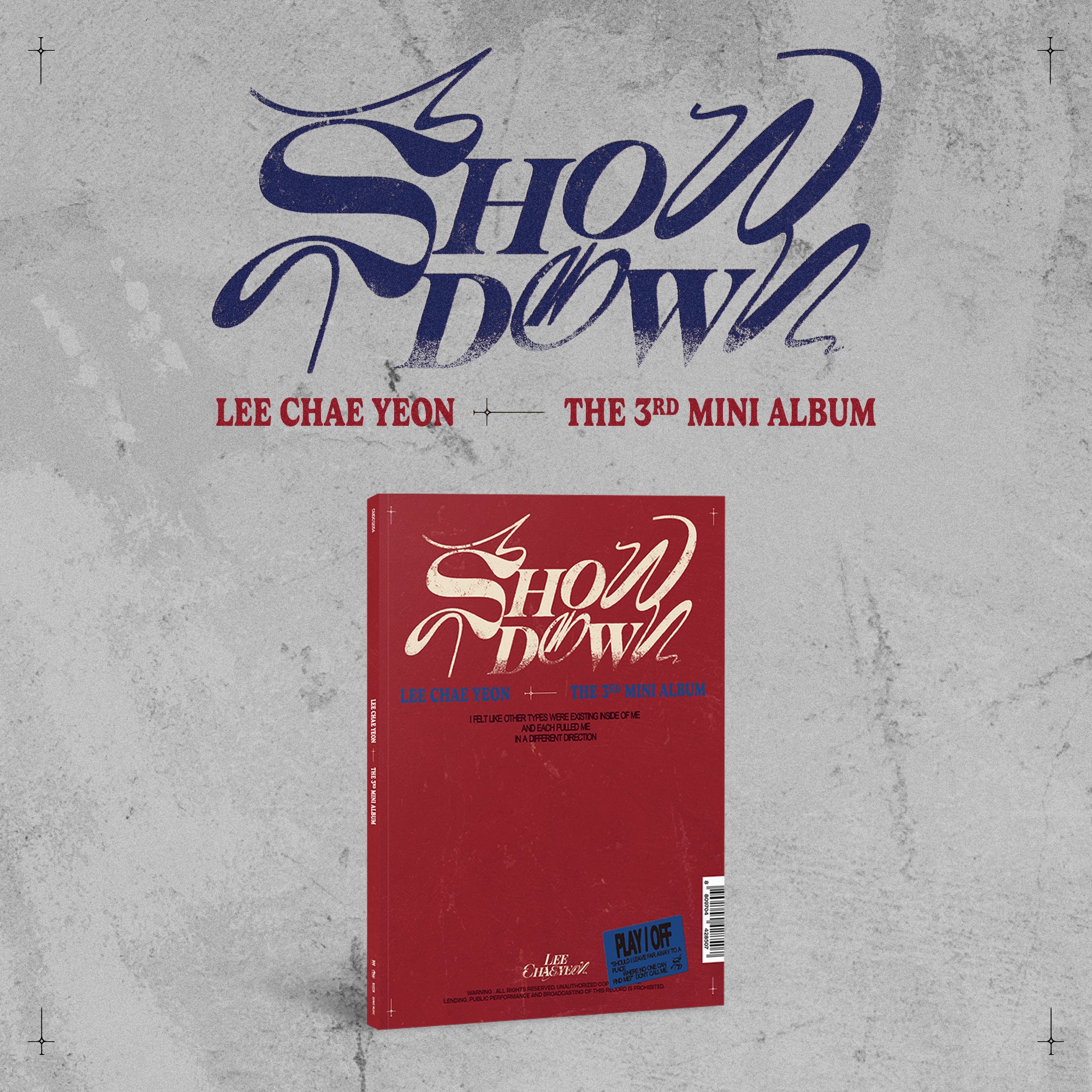LEE CHAEYEON 3RD MINI ALBUM 'SHOWDOWN' - Kpop Music Album for Fans, Collectors & Gift Giving | Perfect for Dance Practice, Kpop Parties & Music Collections