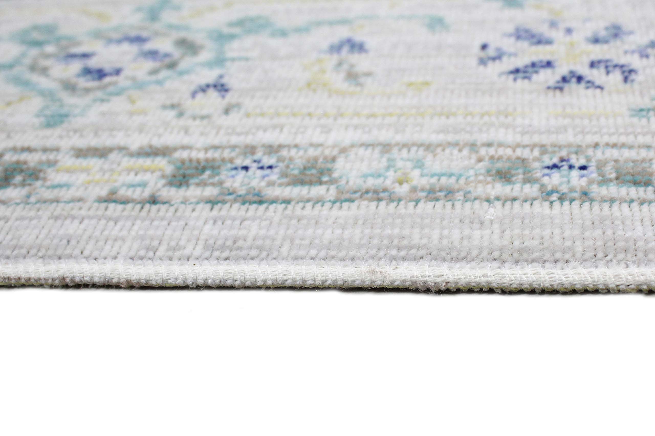 Bashian Collection Area Rug - Premium Power Loom Polyester - Non-Slip Runner Rug for Entryway, Living Room, Bedroom - 8.6’ x 11.6’ Beige - Soft & Durable Home Decor for Modern Houses & Apartments