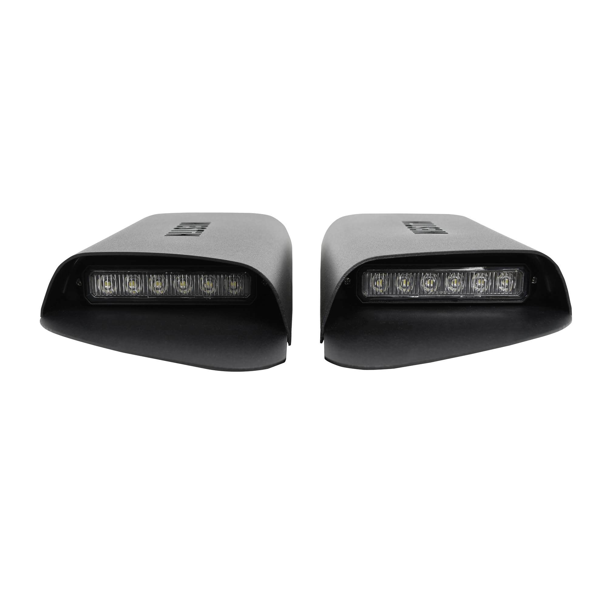 Westin 62-41115 LED Hood Scoops for 2018-2025 Jeep Wrangler JL & Gladiator - Compatible with 2-Door/4-Door Models (Excludes Sport, Sport S, Sahara, Overland, North Edition) - Off-Road Lighting Upgrade for Enhanced Visibility & Style