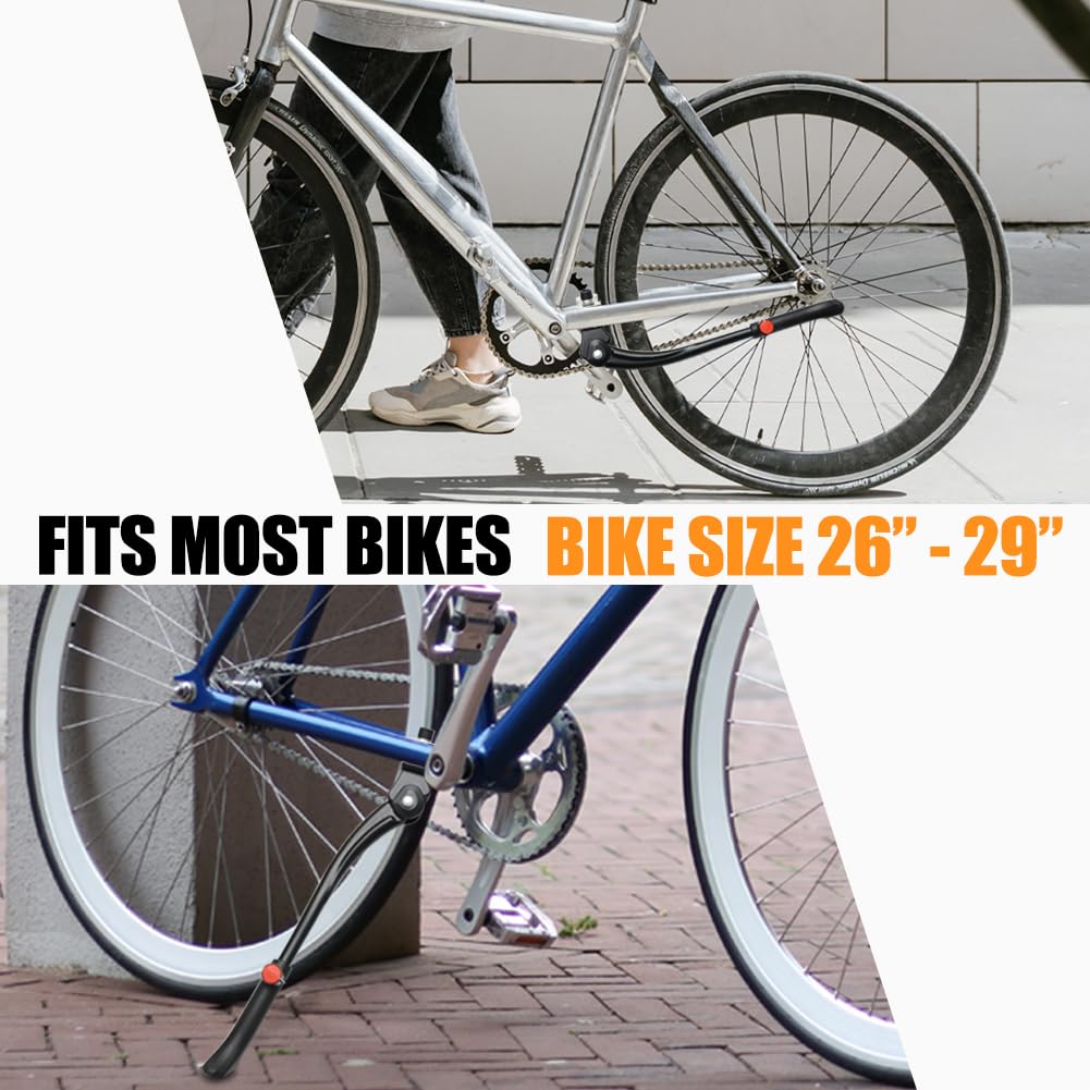 Adjustable Aluminum Alloy Bike Kickstand for 22