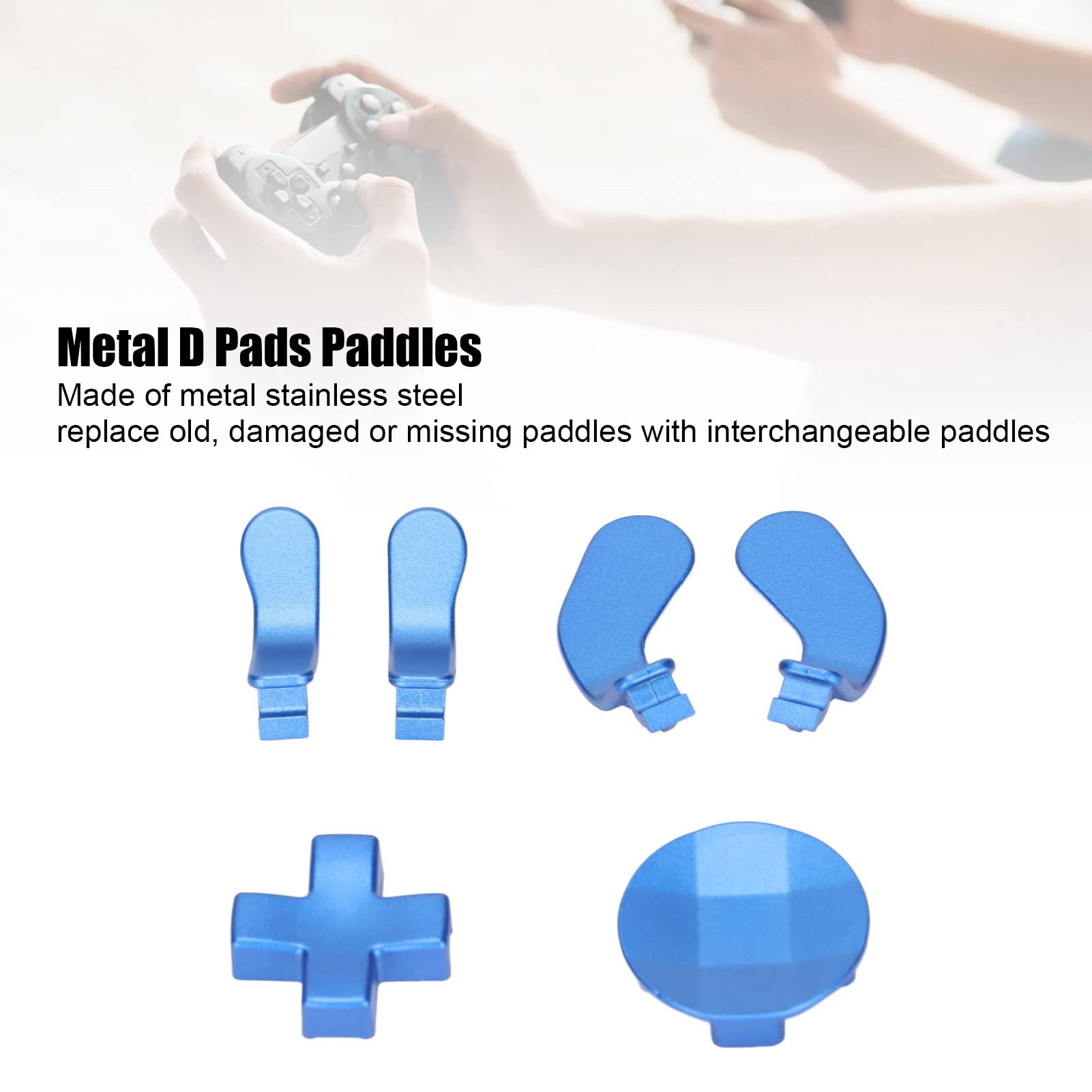 4 Pcs Replacement Controller Buttons for Xbox One Elite Series 2 - DIY Repair Kit with Steering Paddles & Triggers - Perfect for Gaming Enthusiasts & Home Fixes (Gaming Accessories, Controller Parts)