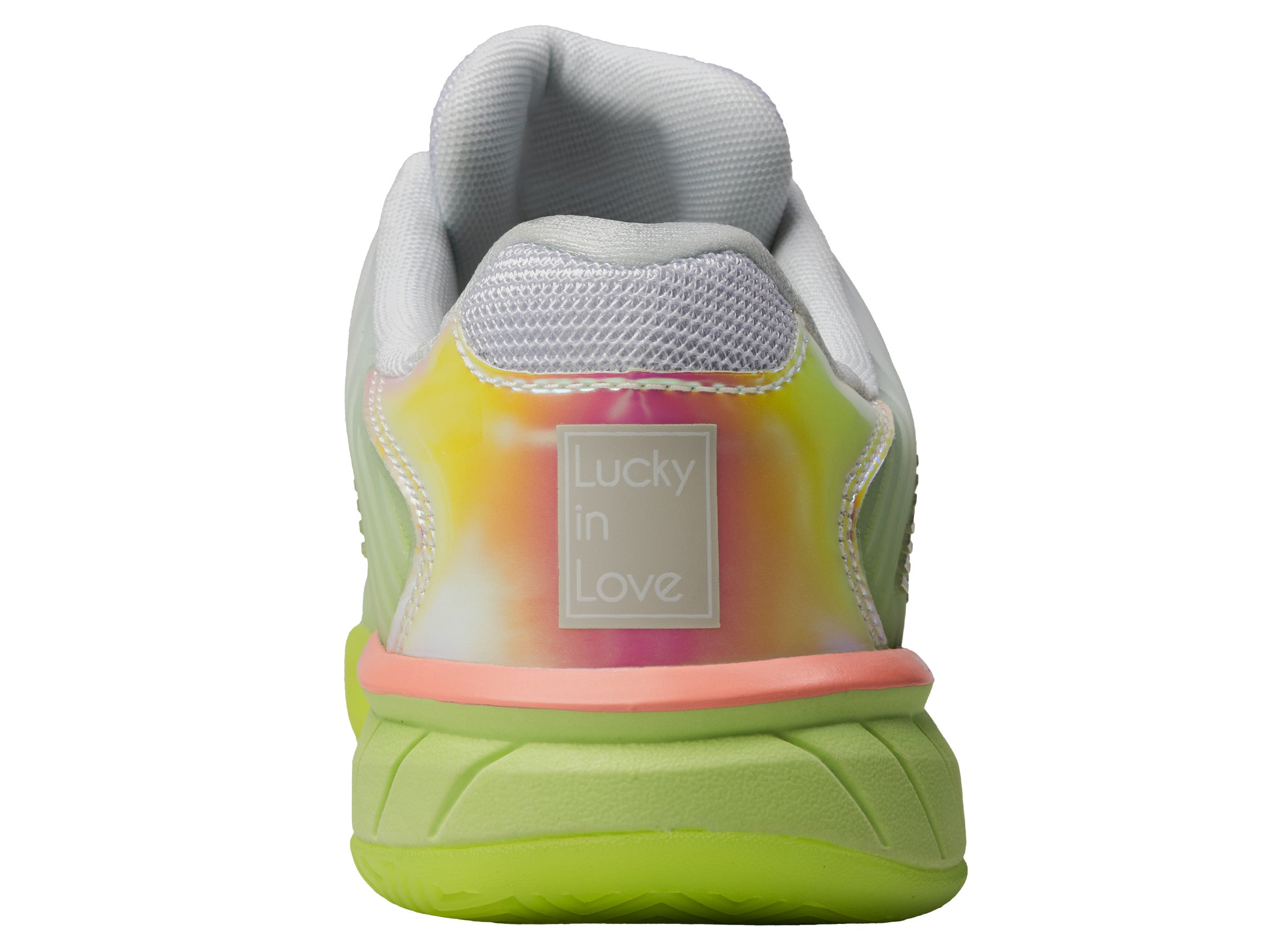 Hypercourt Express 2 Lucky in Love Women's Tennis Shoes - White/Lemon Frost/Beige | Lightweight Cushioned Court Sneakers for Women | Perfect for Tennis, Gym Workouts & Casual Wear
