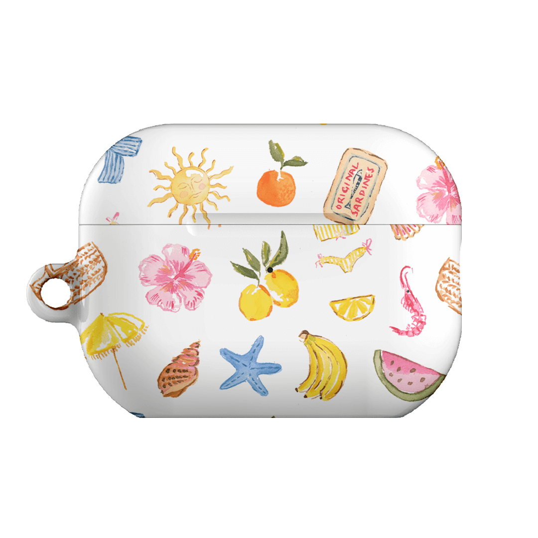 Premium AirPods Pro Case with Summer Icons - Shockproof Protective Cover for Apple AirPods Pro (2019/2021/2022) - Perfect for Travel, Workout & Outdoor Activities