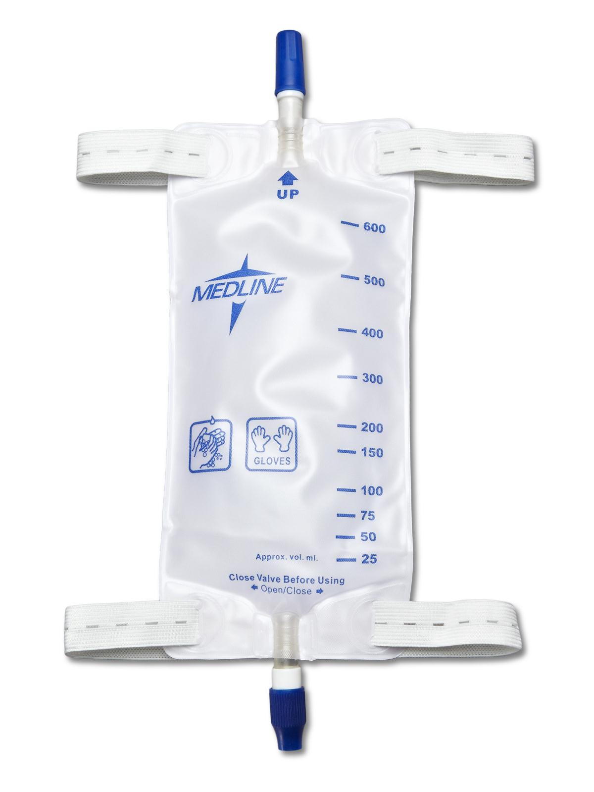 Comfortable Leg Bags with Adjustable Strap & Twist Valve Drainage Port - Ideal for Urinary Incontinence, Post-Surgery Care & Active Lifestyles