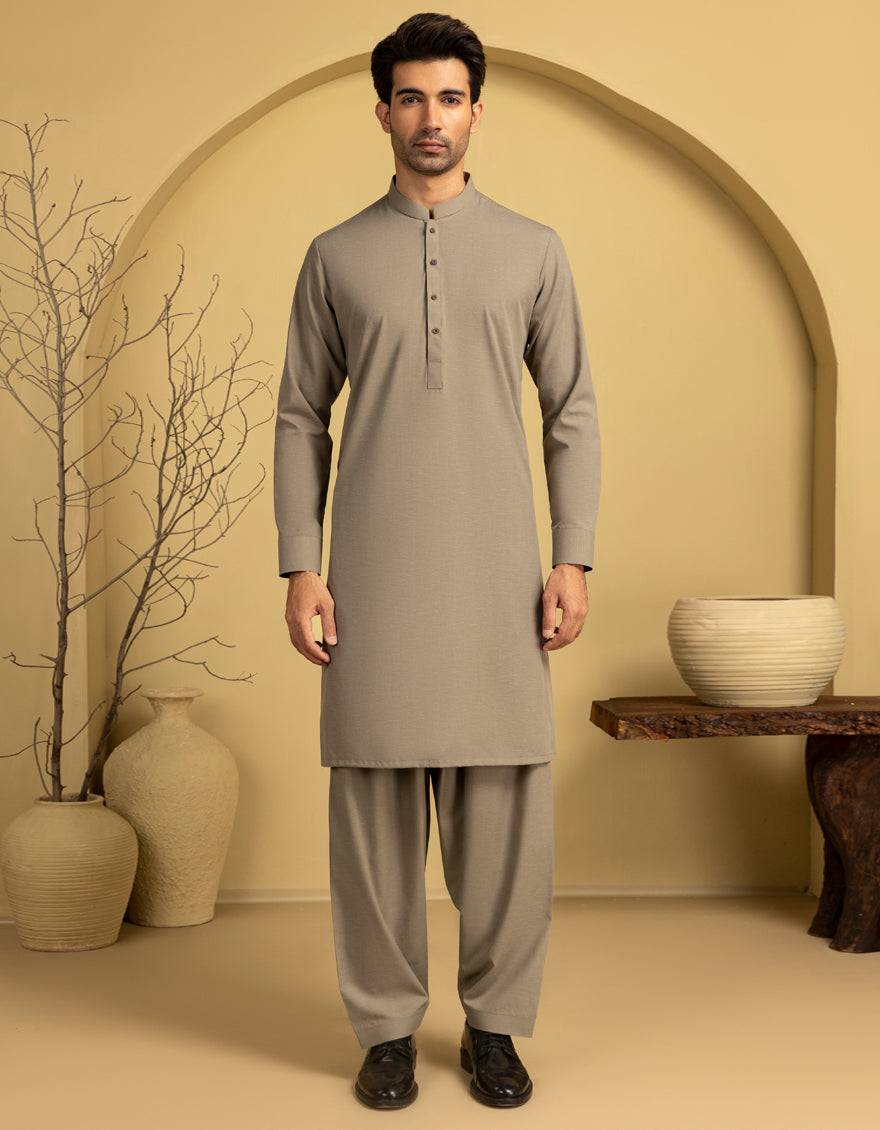 Blended Sage Green Unstitched Suit by J. Junaid Jamshed | Premium Pakistani Formal Wear for Weddings & Special Occasions