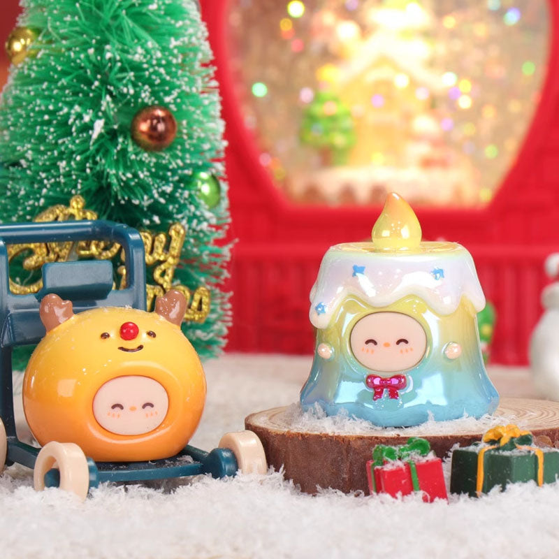Christmas Eve Party Bean Series Blind Box - Cute Collectible Toys for Holiday Gifts & Party Favors | Perfect for Christmas Decorations, Stocking Stuffers & Secret Santa Exchanges