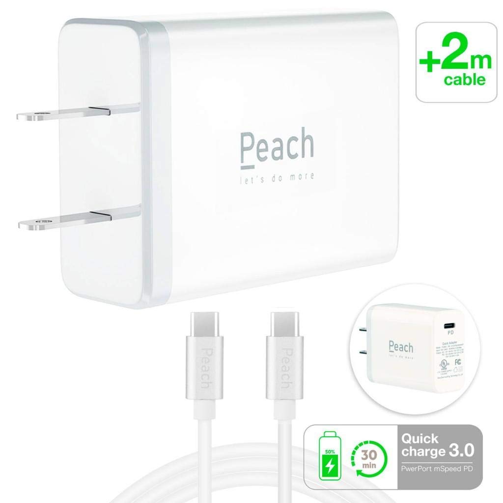 UL Listed 30W USB C Fast Charger with PD - USB C Wall Adapter & 6FT USB C to C Cable for Realme X7 Pro Ultra | Fast Charging for Phones, Tablets & Laptops | Home, Office & Travel Use