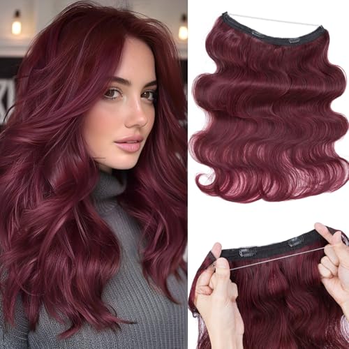 Wavy-Wine Red
