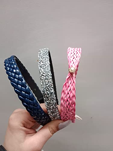 NavyBlueBraided,PinkJute&SilverGunmetal
