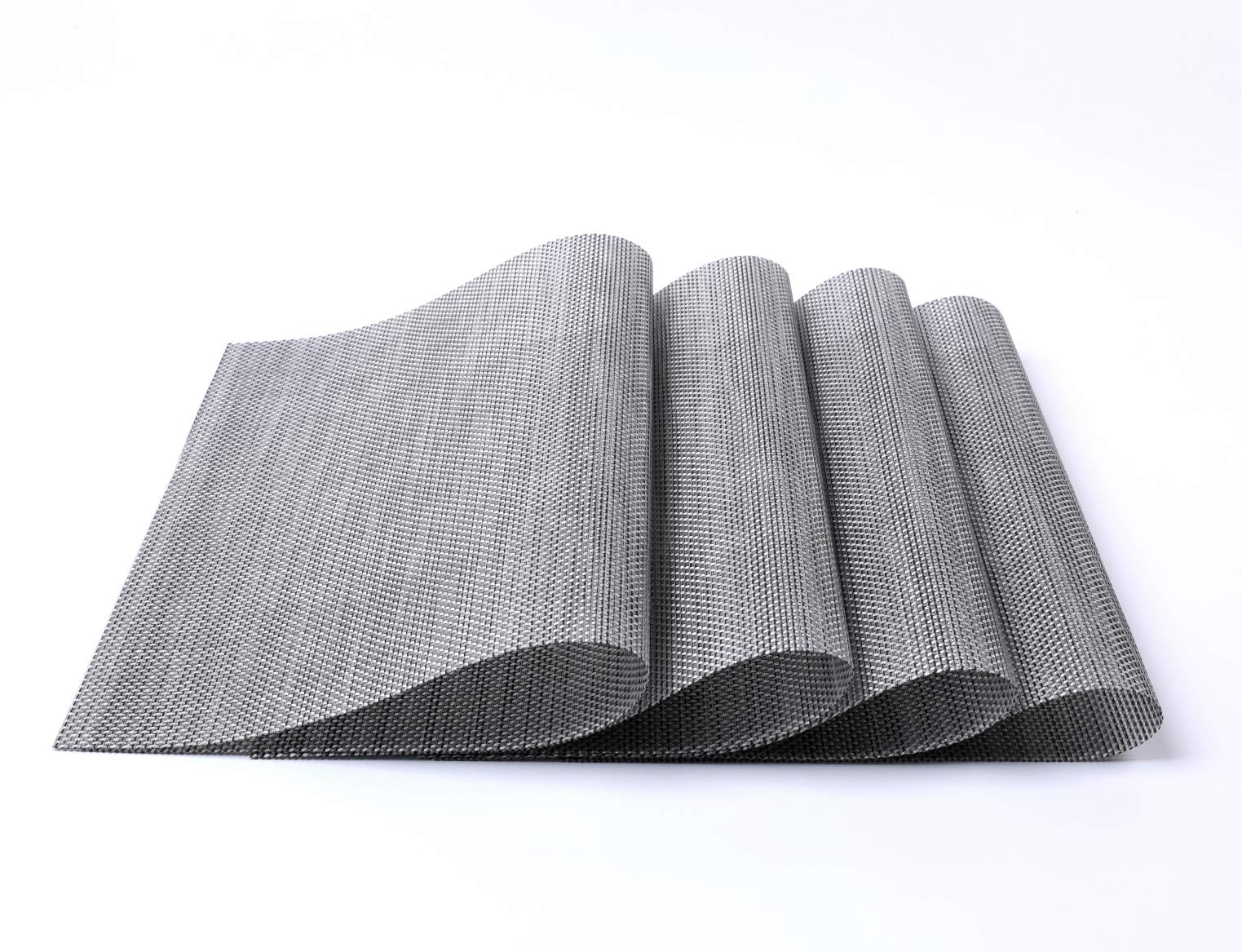 Premium Heat-Resistant PVC Placemats for Dining Table - Set of 4 Washable Kitchen Table Mats - Perfect for Family Dinners, Holiday Meals & Restaurant-Style Dining