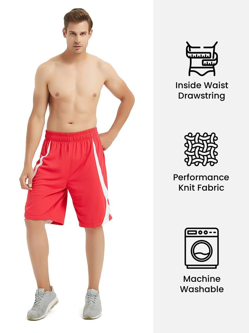 TopTie Men's Lounge Walking Shorts - Comfortable Pajama Active Shorts for Workout, MMA & Flag Football | No Pockets Design | Perfect for Gym, Home Relaxation & Sports Training