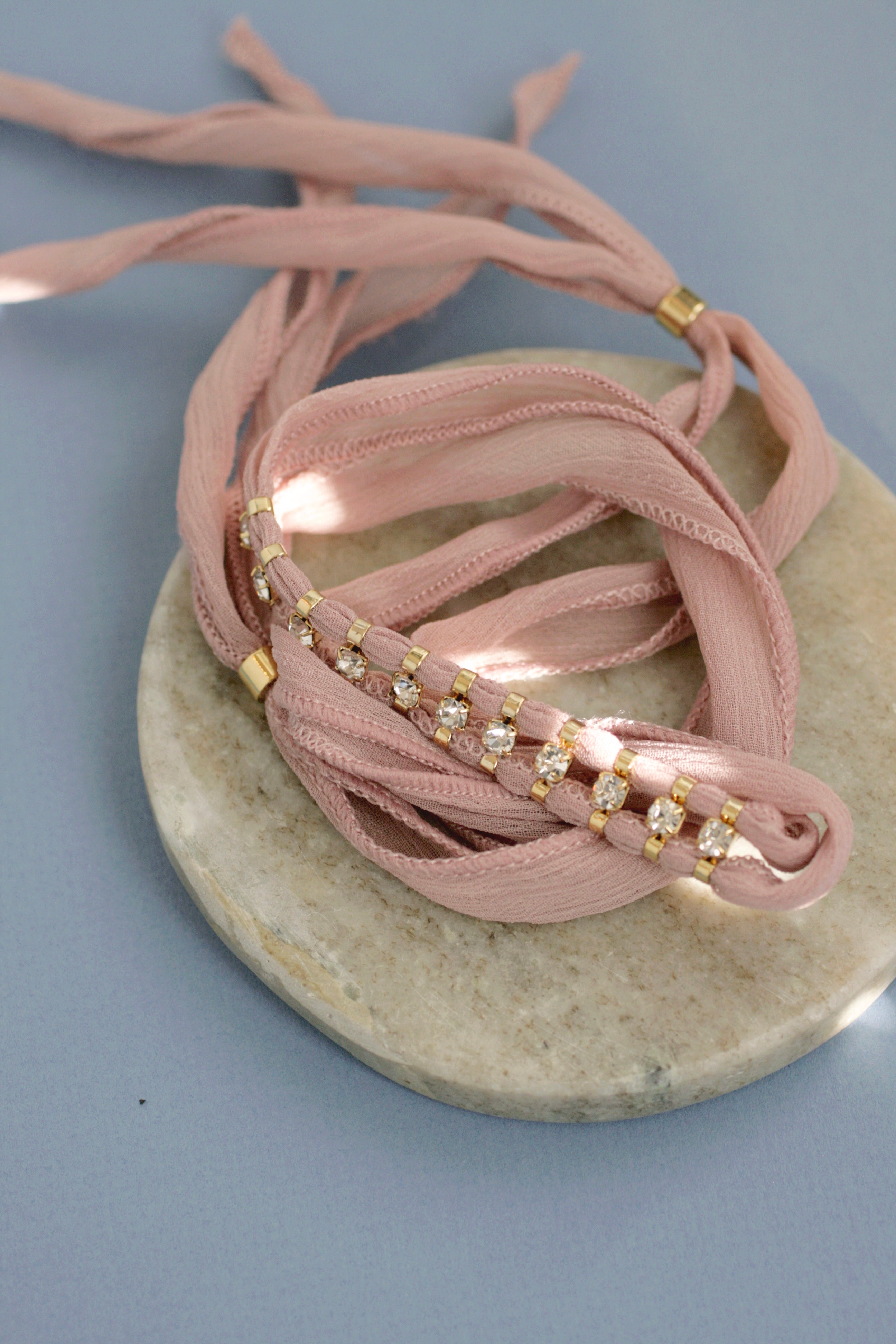 Sparkling Rhinestone Wrap Bracelet for Women - Elegant Crystal Adjustable Wristband - Perfect for Parties, Weddings & Special Occasions