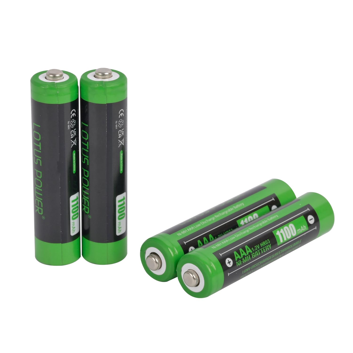 LOTUS POWER Universal 4-Slot LCD NiMH Battery Charger for AA AAA Rechargeable Batteries - Fast Charging with Smart LCD Display - Perfect for Cameras, Toys, Remote Controls & Electronic Devices