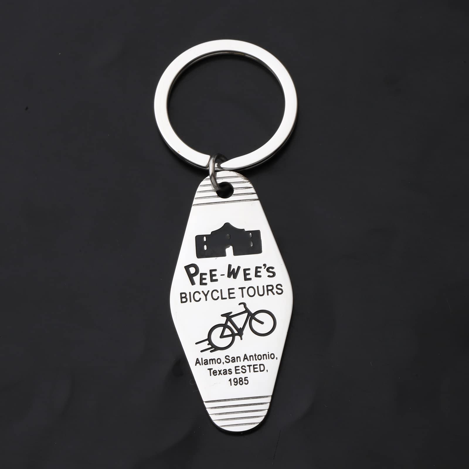 Herman Miller Inspired Keychain - Unique Bicycle TV Movie Fan Gift for Collectors - Perfect for Keychains, Gifts, and Memorabilia Display