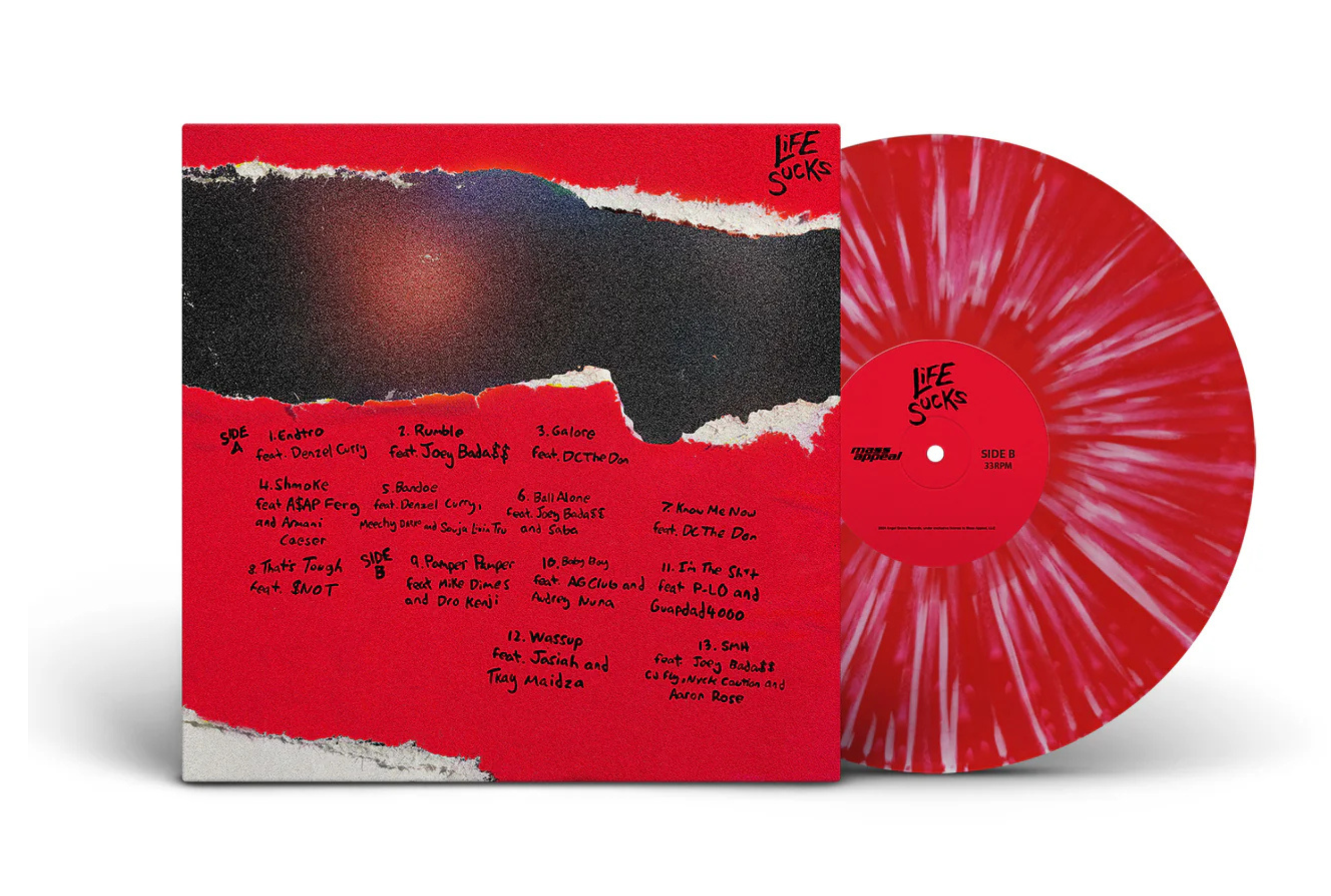 Life Sucks (Colored Vinyl LP) - Punk Rock Album for Record Collectors & Music Lovers - Perfect for Home Listening & Gifts