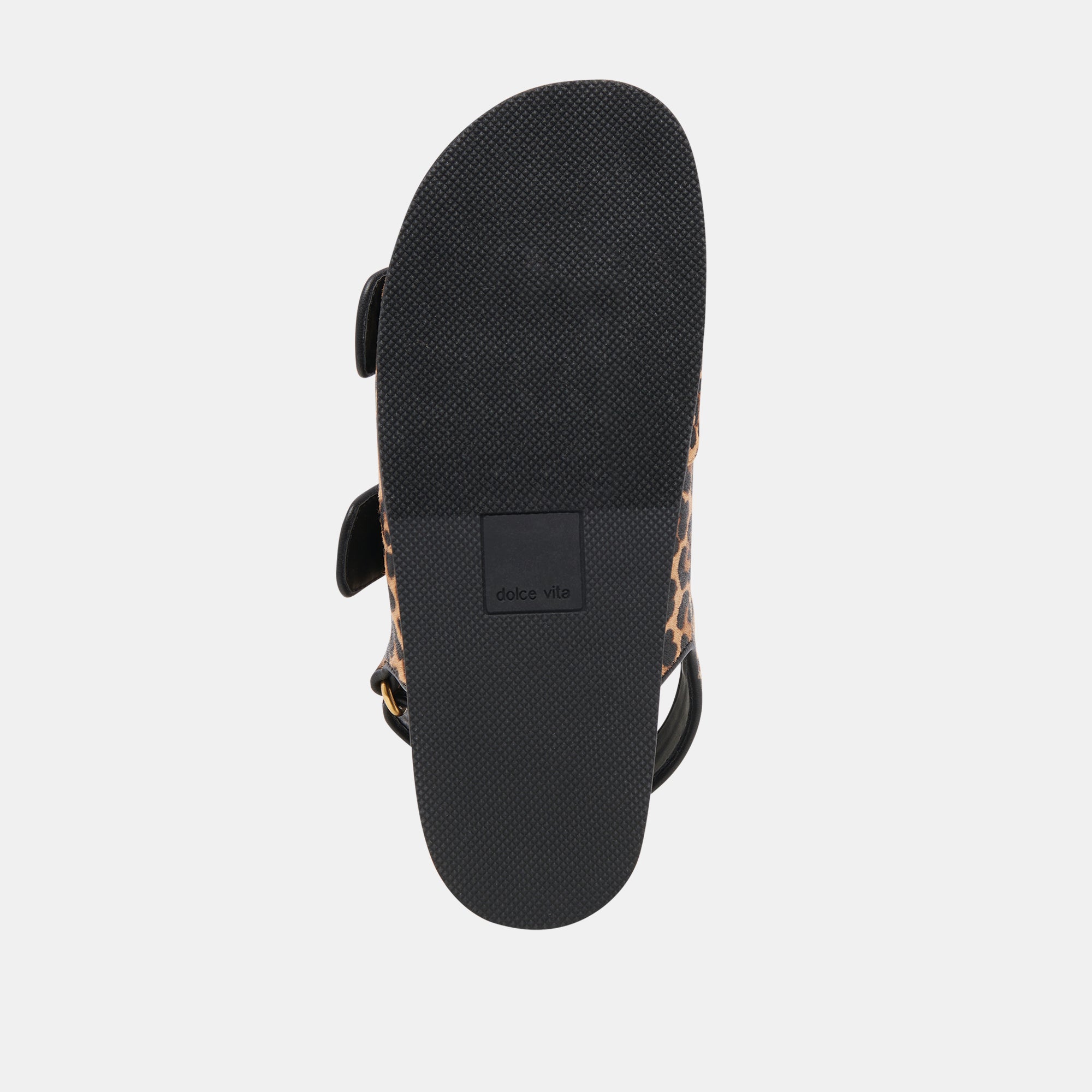 STARLA Women's Leopard Print Black Calf Hair Sandals - Fashionable & Comfortable for Summer, Beach, and Casual Outings