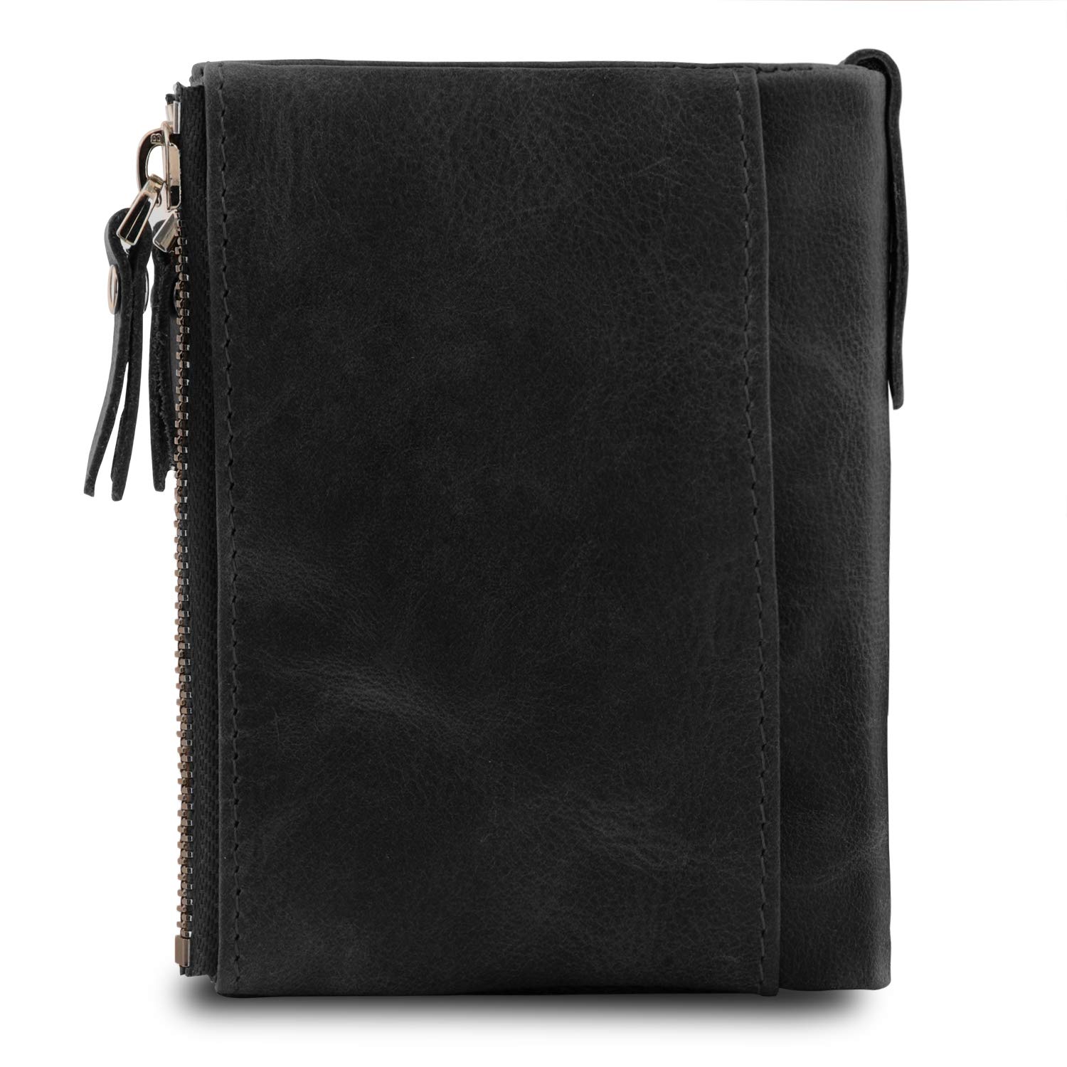 Premium Genuine Leather RFID Blocking Bifold Wallet for Men & Women - Slim Multi-Purpose Credit Card Holder for Travel, Business & Everyday Use