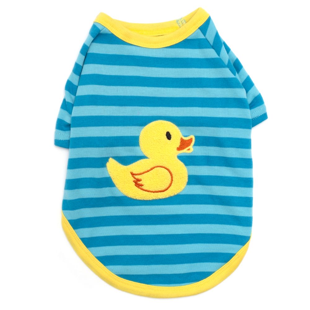 Blue Rubber Duck Graphic T-Shirt for Men & Women | Fun Casual Cotton Tee for Beach, Pool & Summer Outfits