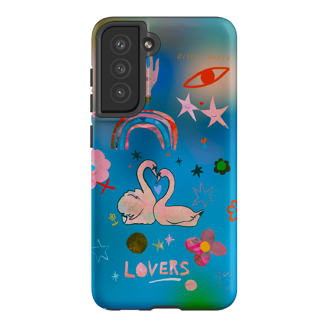 Premium Blue Swan Phone Case - Shockproof & Slim Design for iPhone & Samsung - Perfect for Everyday Protection & Style
