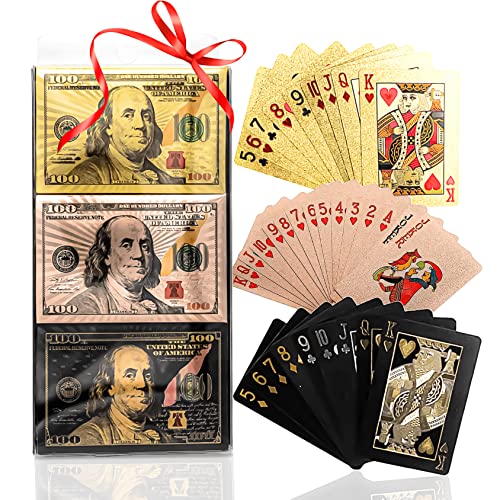 3 Decks (Gold + Rose Gold + Black)