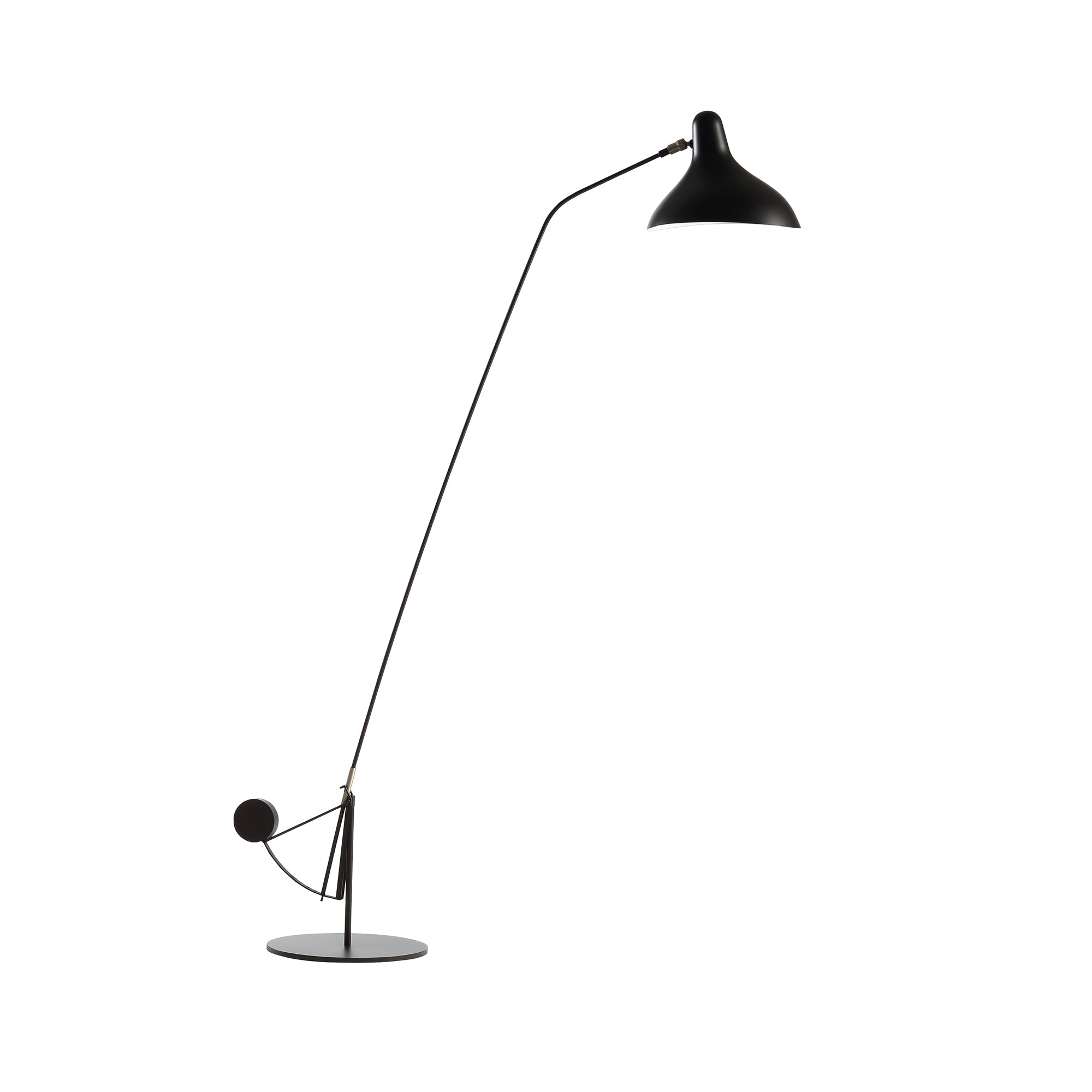 Modern Mantis Arm Floor Lamp - Adjustable Arc Standing Light for Living Room, Bedroom & Office - Stylish Reading & Task Lighting for Home Decor