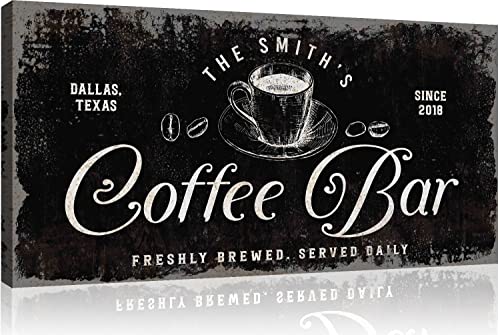 Personalized Black Rustic Coffee in Classic Espresso Cup