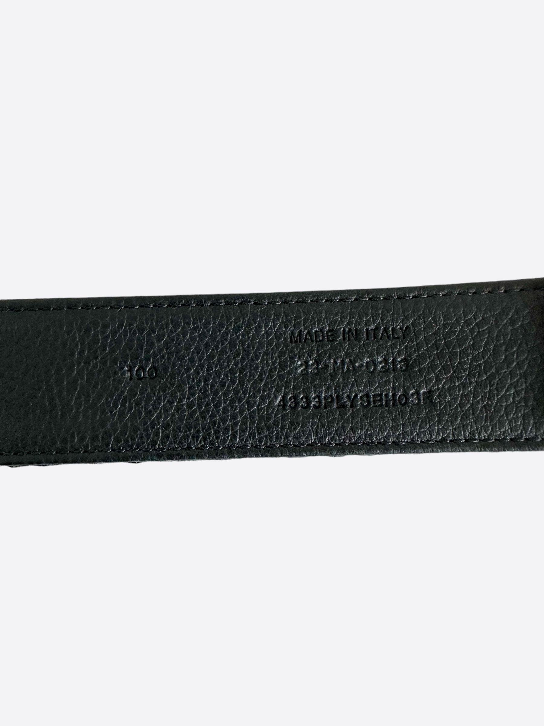 Dior Black Oblique Silver Buckle Belt for Men & Women | Luxury Designer Fashion Accessory | Perfect for Casual, Office & Formal Outfits