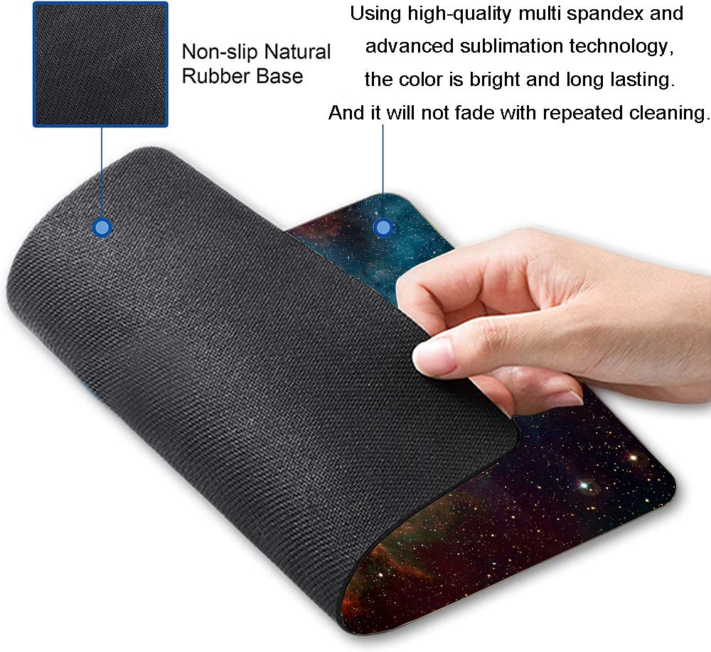 Galaxy Mouse Pad Non-Slip Rubber Base - 9.5