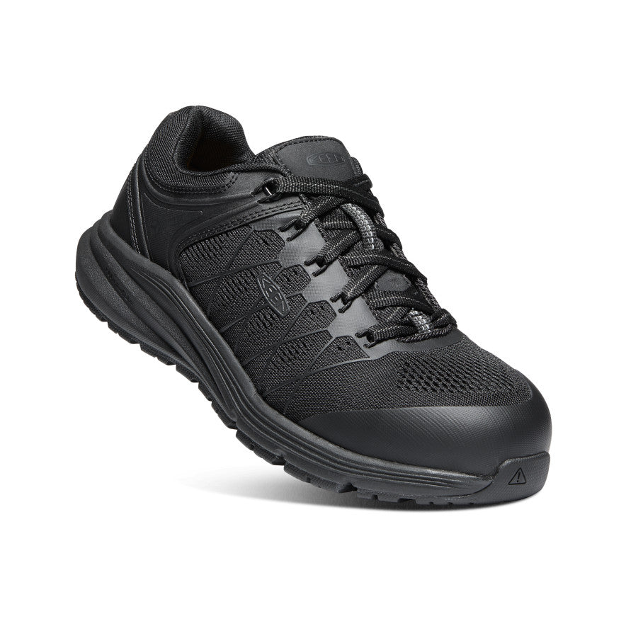 Women's Vista Energy Carbon Toe Work Boots - Black/Raven | Slip Resistant & Comfortable for Construction, Warehouse & Outdoor Work