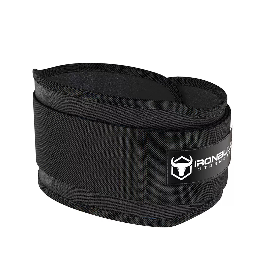 5 Inch Heavy Duty Nylon Lifting Belt - Weightlifting, Construction, and Warehouse Work Support