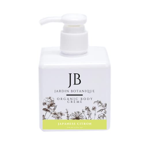 Organic Japanese Yuzu Body Wash & Body Cream Set - 8 Oz Bottles for Hydrating & Nourishing Skin | Perfect for Dry Skin Care & Spa-Like Bath Experience