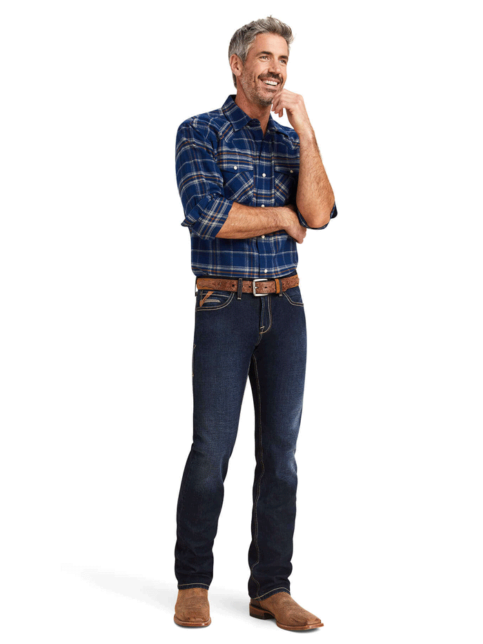 Ariat Men's M7 Slim Treven Straight Jean Memphis - Durable & Comfortable Denim for Work, Casual Wear & Outdoor Activities
