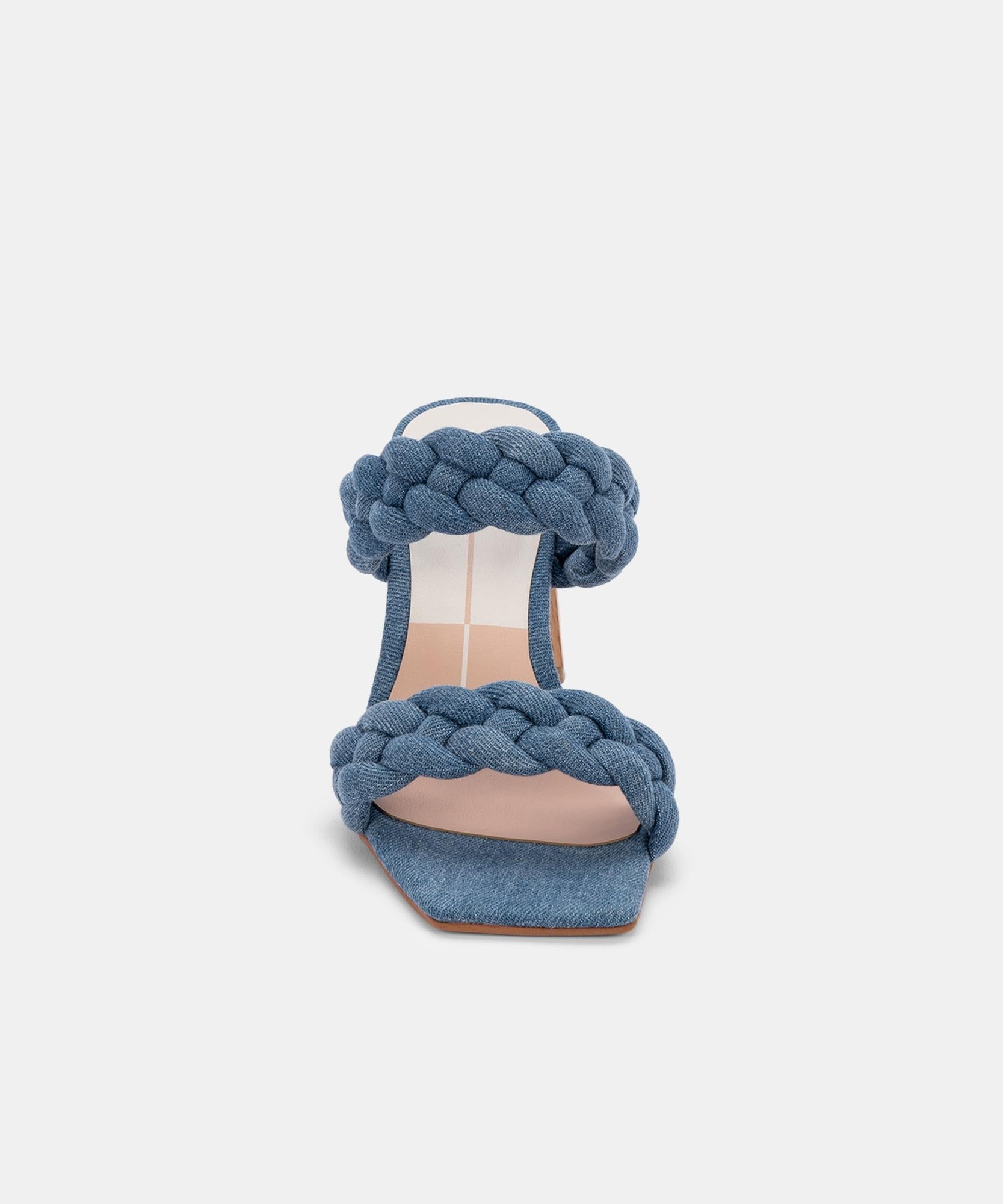 PAILY Women's High Heels in Dark Blue Denim - Stylish & Comfortable Shoes for Parties, Weddings & Night Out