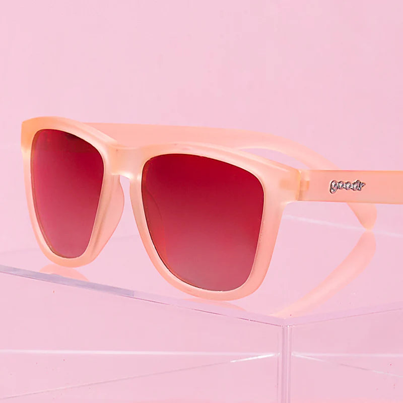 Goodr Don't Make Me Blush Sunglasses - Polarized Running & Cycling Shades for Men & Women - UV Protection for Outdoor Sports & Daily Wear