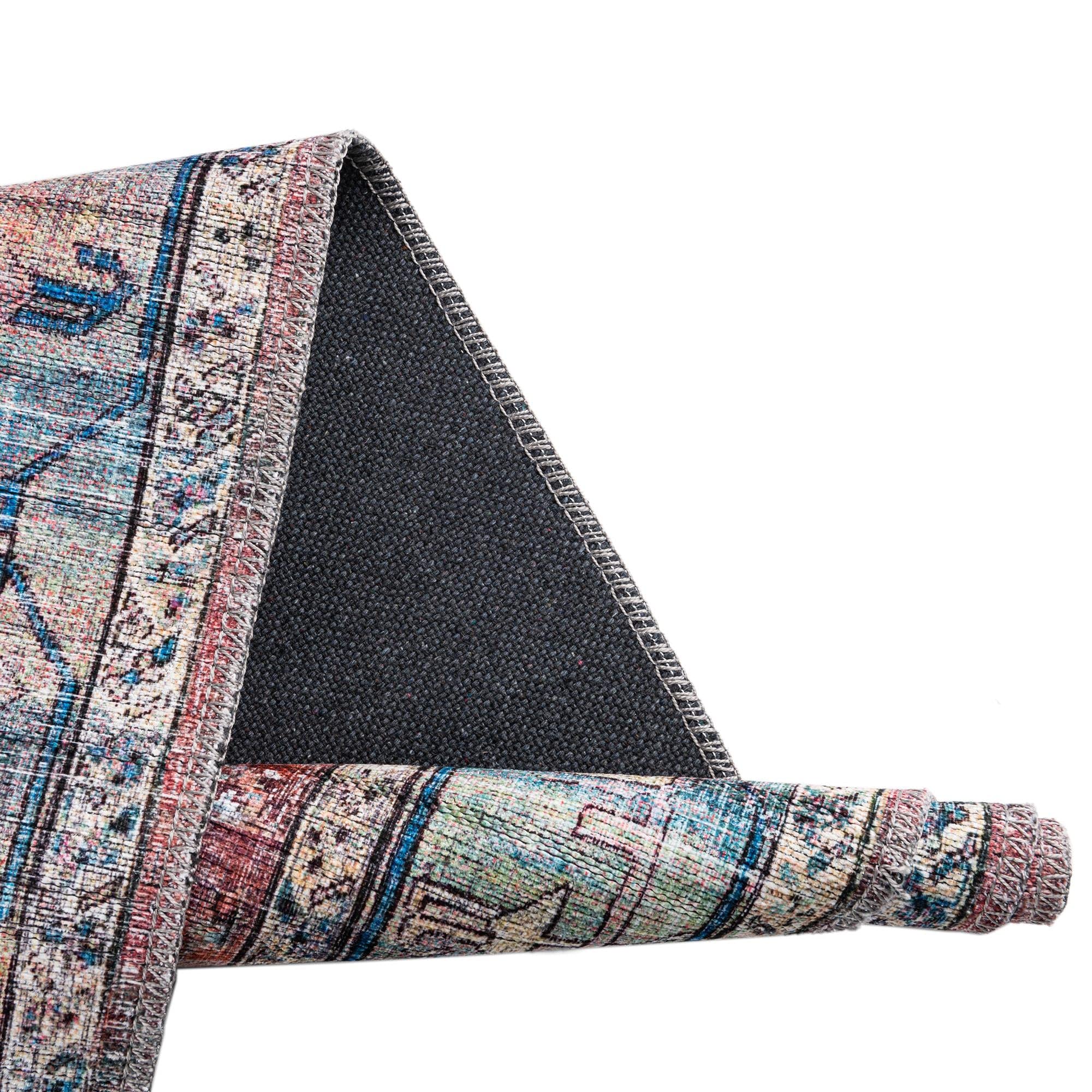 Washable Area Rug 10' x 13' - Low Pile Modern Carpet for Living Room & Dining Room | Durable Easy-Clean Floor Mat for High Traffic Areas & Open Concept Spaces - Maahru Collection by Rugs.com